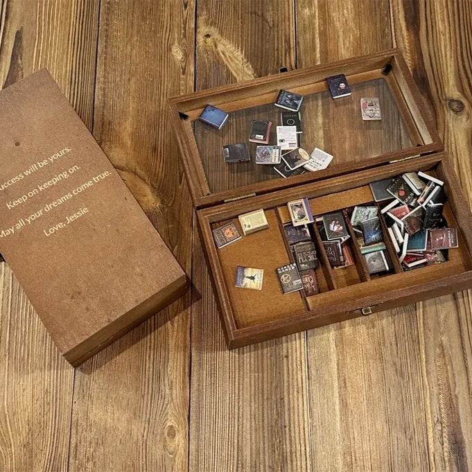 Edition Anxiety Bookcase Book Lover Gift Miniature Bookcase Study Decoration Best Friend Gift Booktok Library - soufeelmy