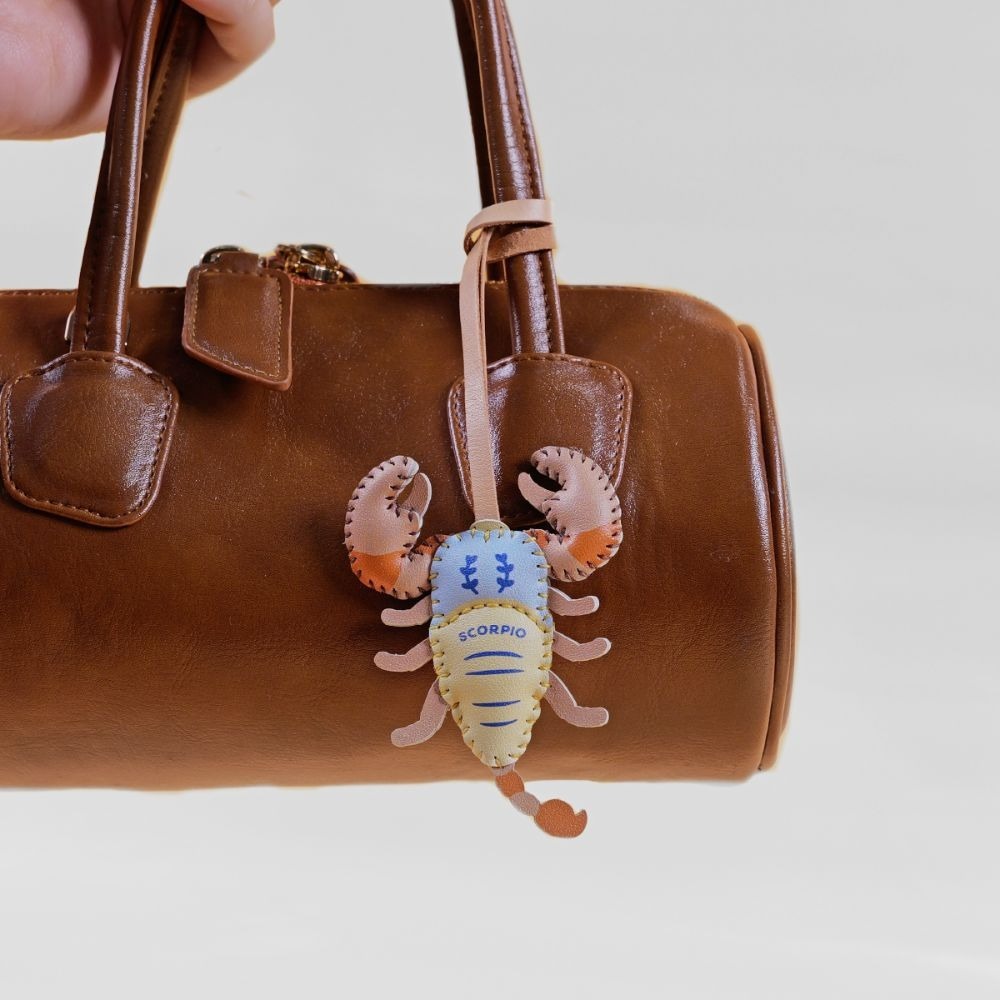 Zodiac Signs Bag Charm, Unique Bag Charm, Key Chain, Handmade Bag Charm, Keychain Gift, Handbag Charm, Unique Gift, Handcrafted Charm - soufeelmy