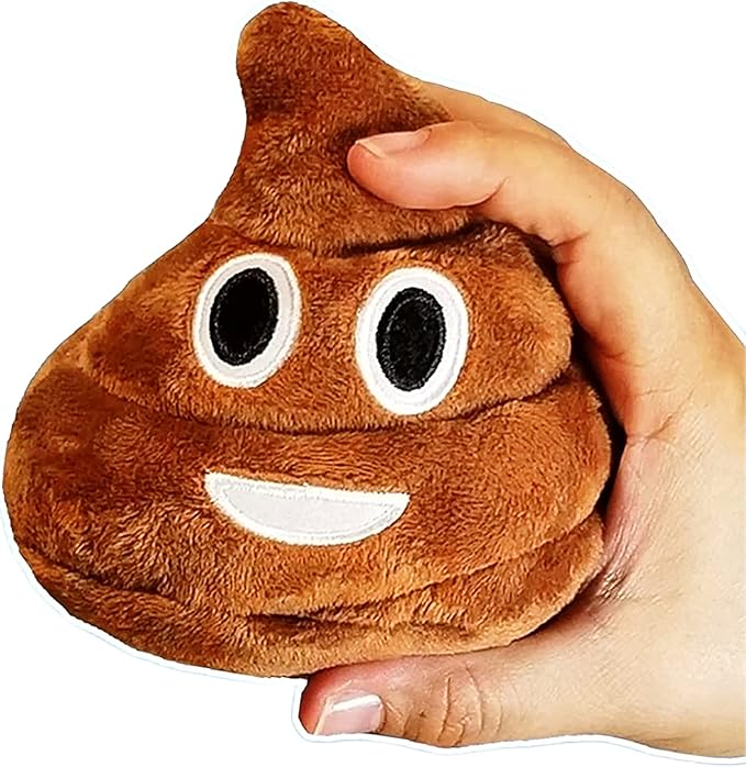 Funny Plush Poop Toy with Fart Sounds - Hilarious Gag Gifts for Kids & Teens - Great Funny Christmas Gifts, Stocking Stuffers or Secret Santa - Durable Toy for Laughter and Fun, 4 x 4.5 - soufeelmy