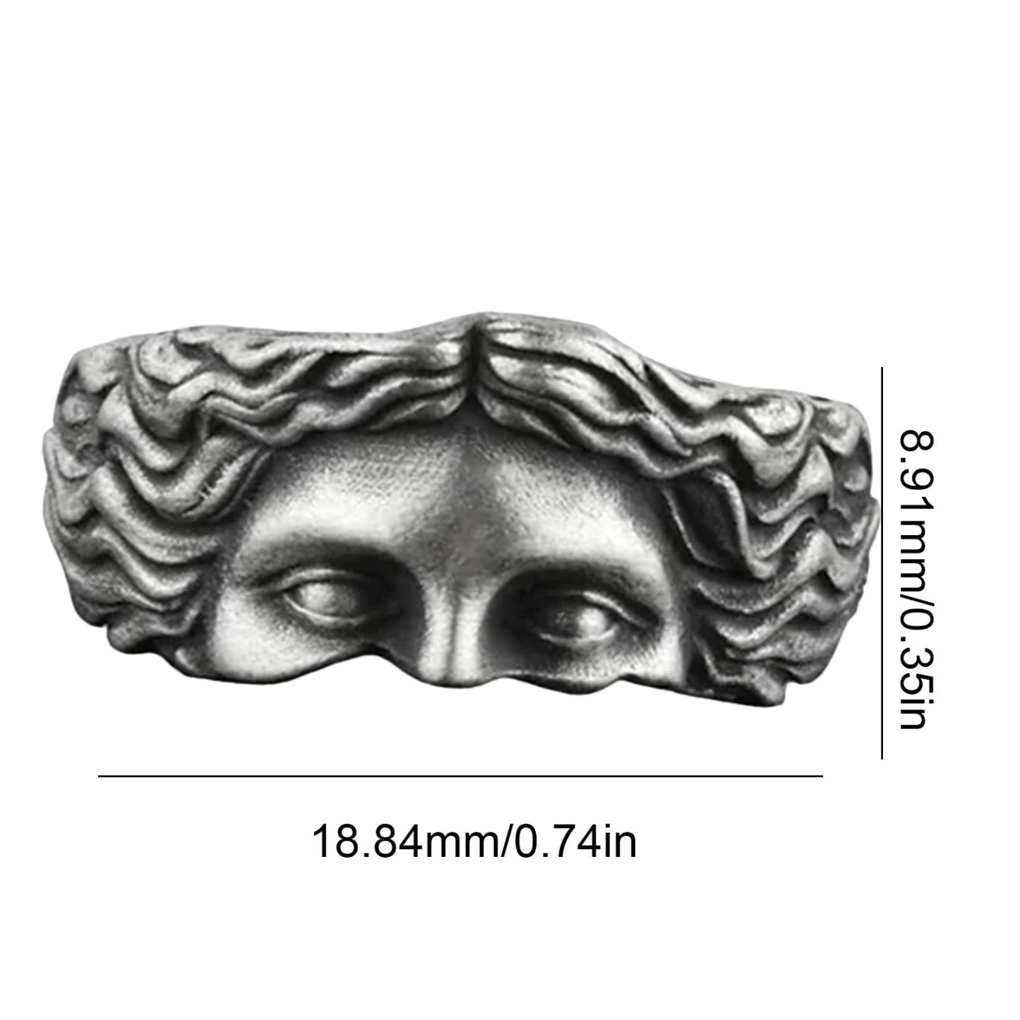 Venus Half Face Ring Gift - soufeelmy