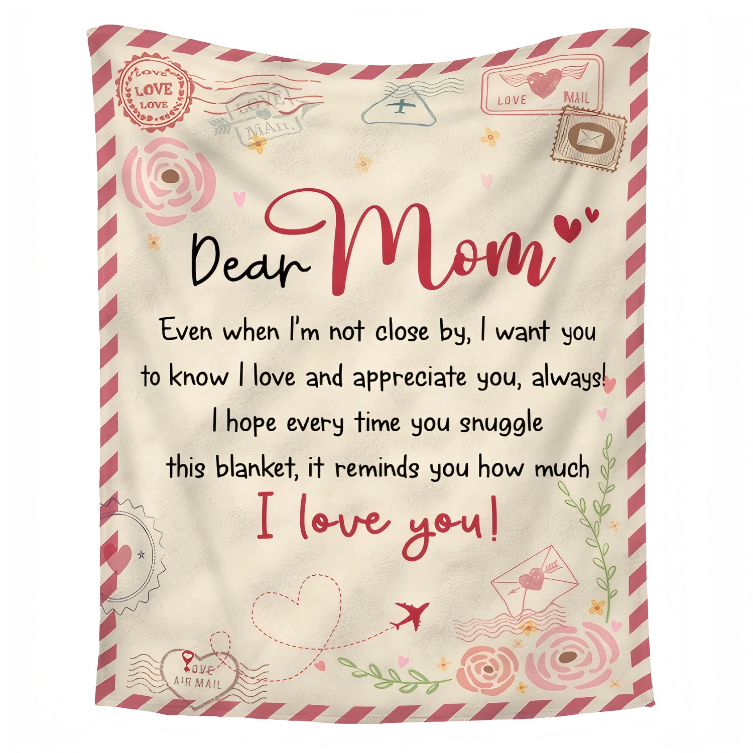 Best Mom Ever Soft Fleece Throw Blanket Mothers Day Birthday Gifts for Women Mama Present for Mother-in-Law Gift for Mom from Daughter Son