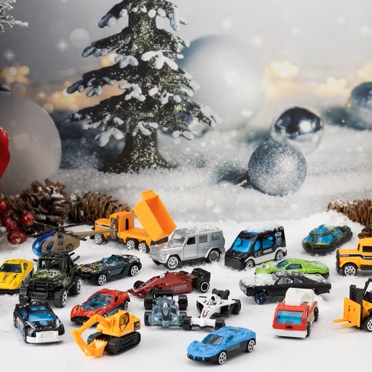 2026 Christmas Advent Calendar – 24 Days of Diecast Cars & Holiday Surprises for Kids - soufeelmy