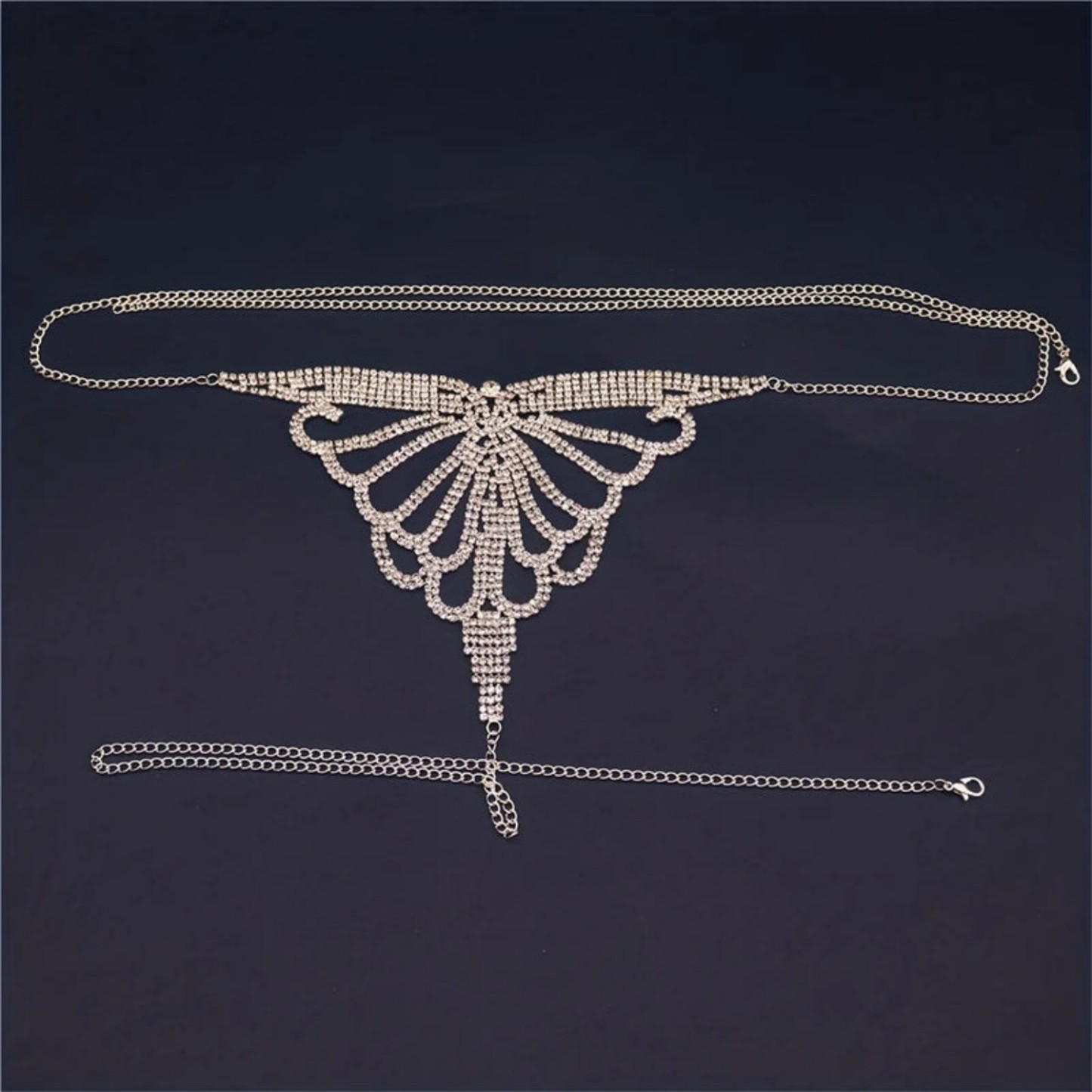 Diamond Bra Set Ultimate Sparkle & Chain Set - soufeelmy