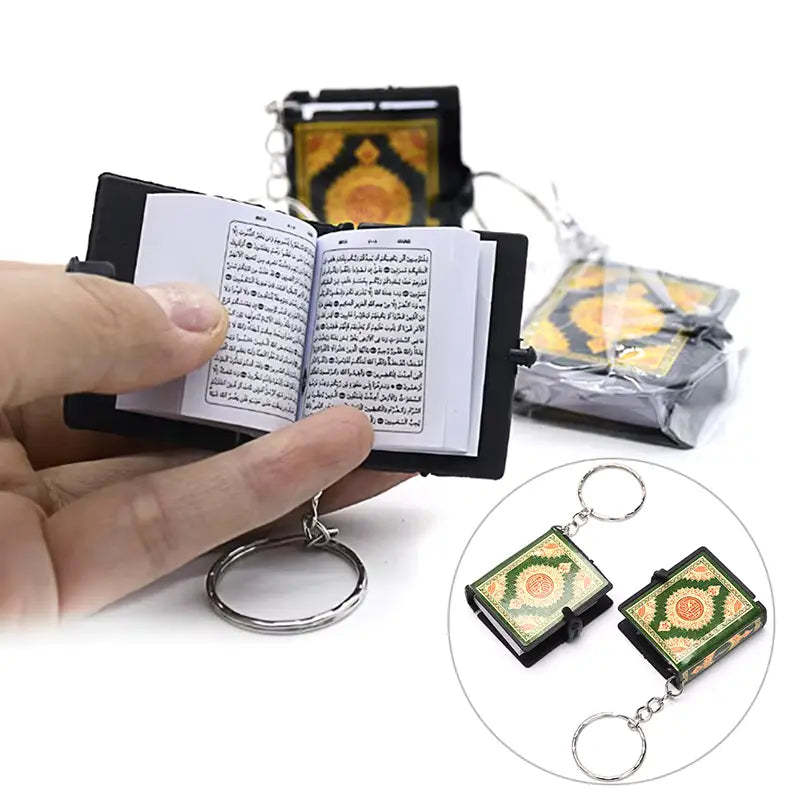 Miniature Keychain Quran Carry the Holy Verses Wherever You Go - soufeelmy