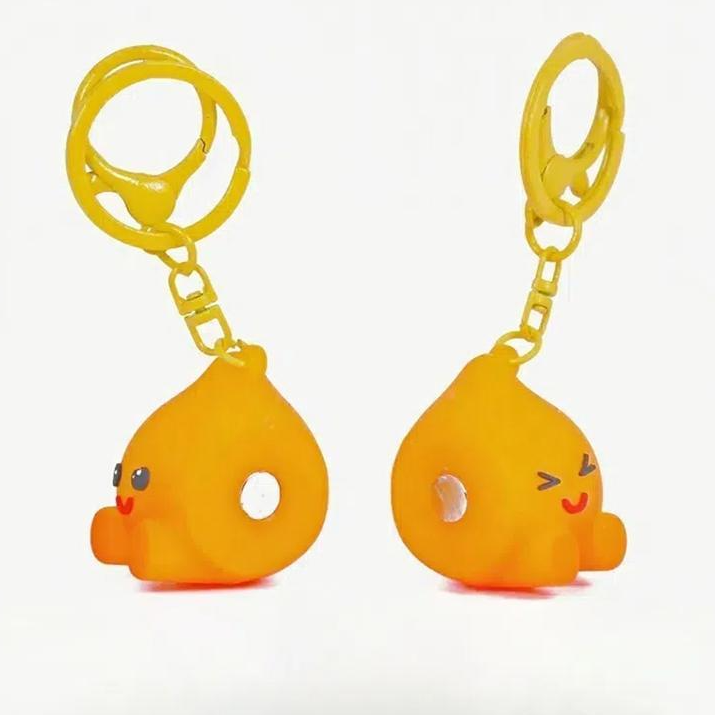 Little Fire Man Magnetic Keychain Fire Elemental  Backpack Charm Couple Keychain - soufeelmy