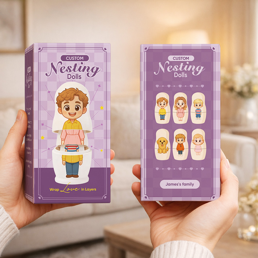 Custom Gift Box for Nesting Dolls - soufeelau