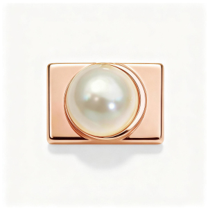 Pearl Charm - Rose Gold