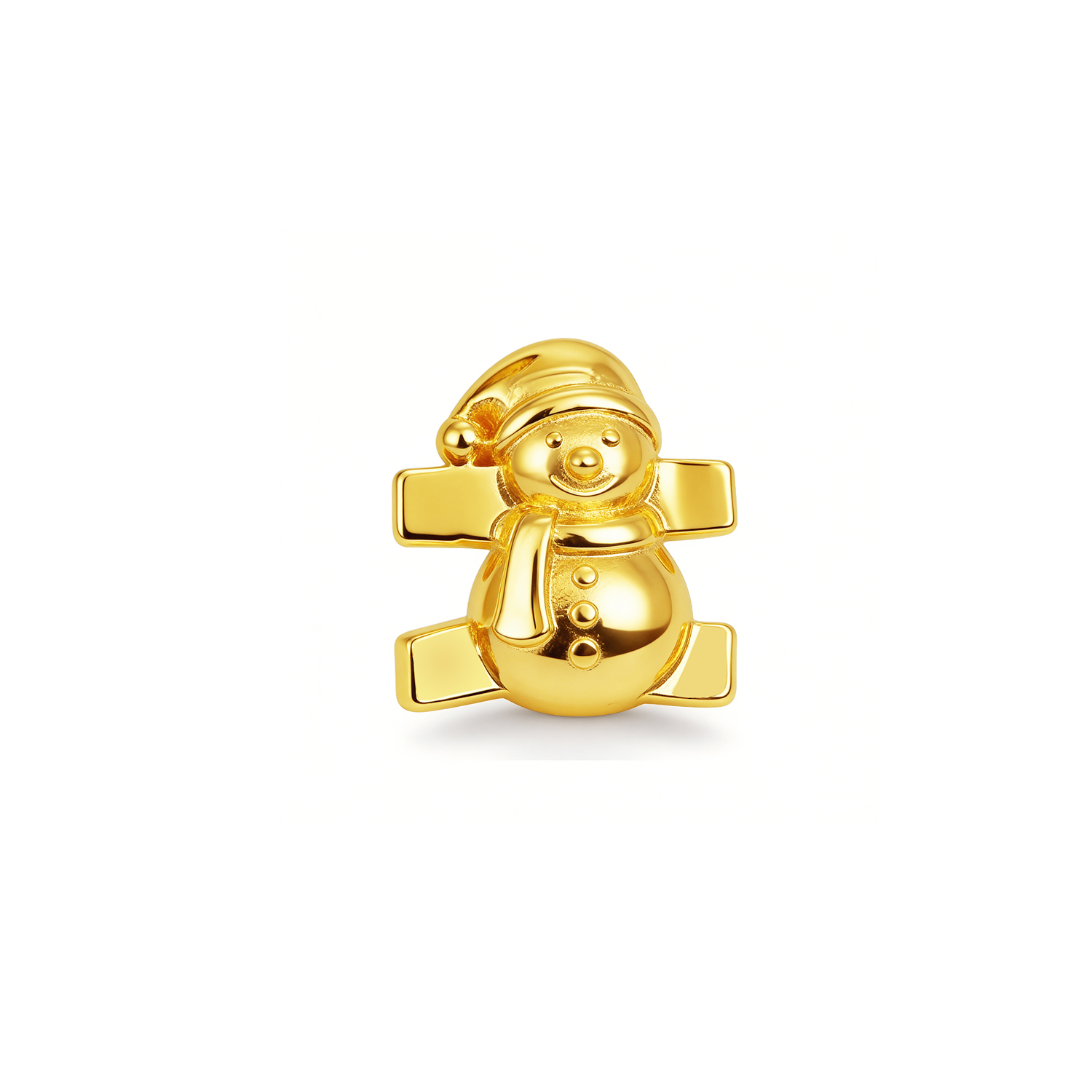 Snowman Charm - Gold - soufeelau