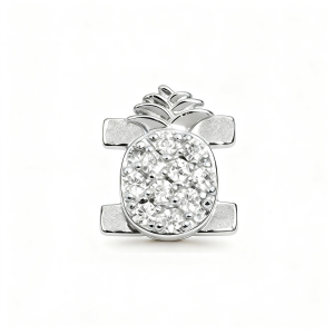 Pineapple Charm - Silver