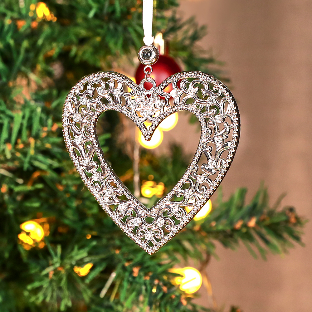 Personalized Christmas Projection Ornaments for Christmas Tree Custom Photo Ornaments Christmas Gifts For Family For Lover