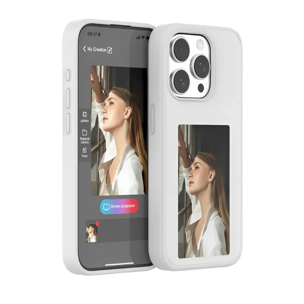 Individuality DIY Phone Case E-Ink Screen Phone Case - soufeelau
