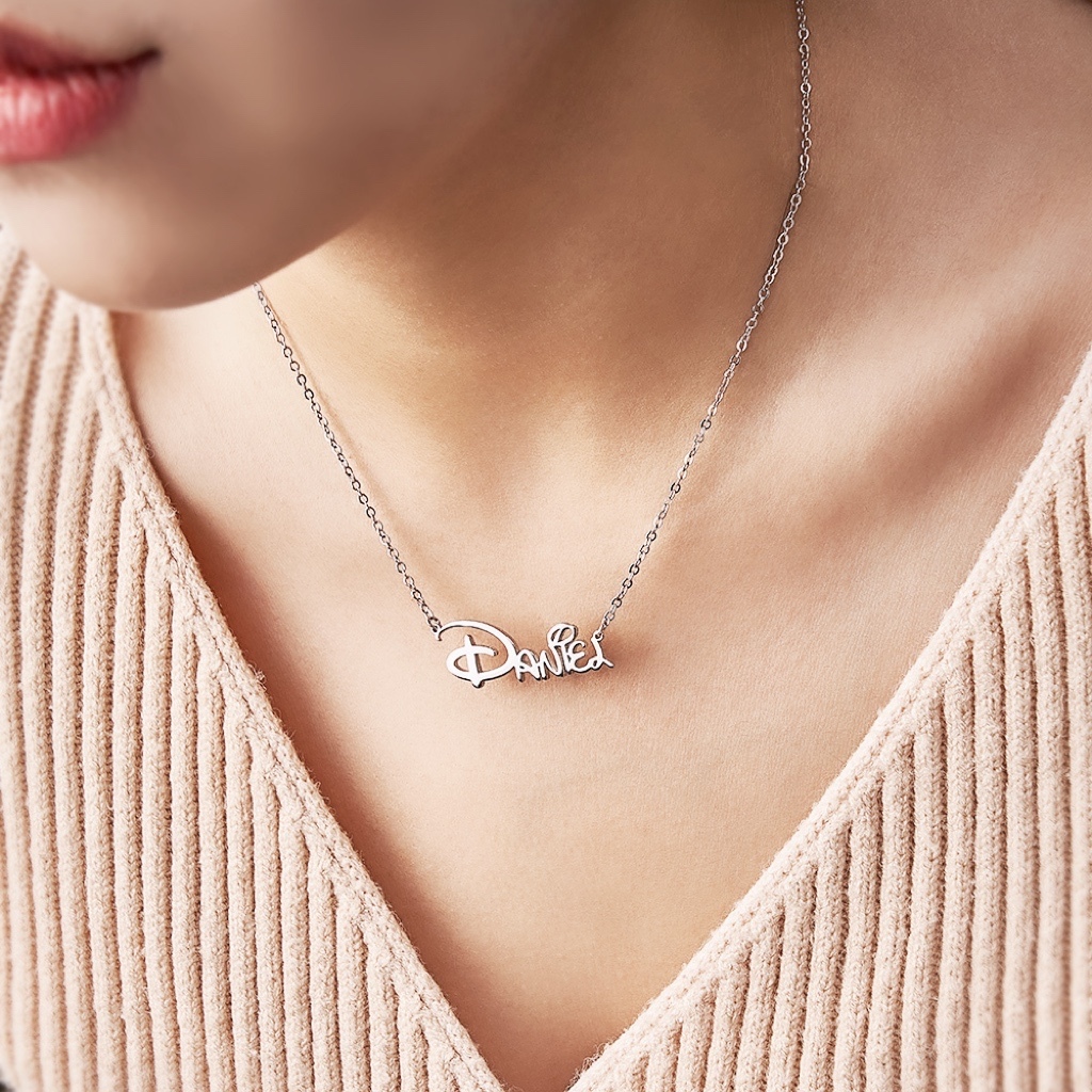 Personalized Name Necklace Personalized Lover Name Necklace Sidney Style Name Gift 14K Gold Gift For Her