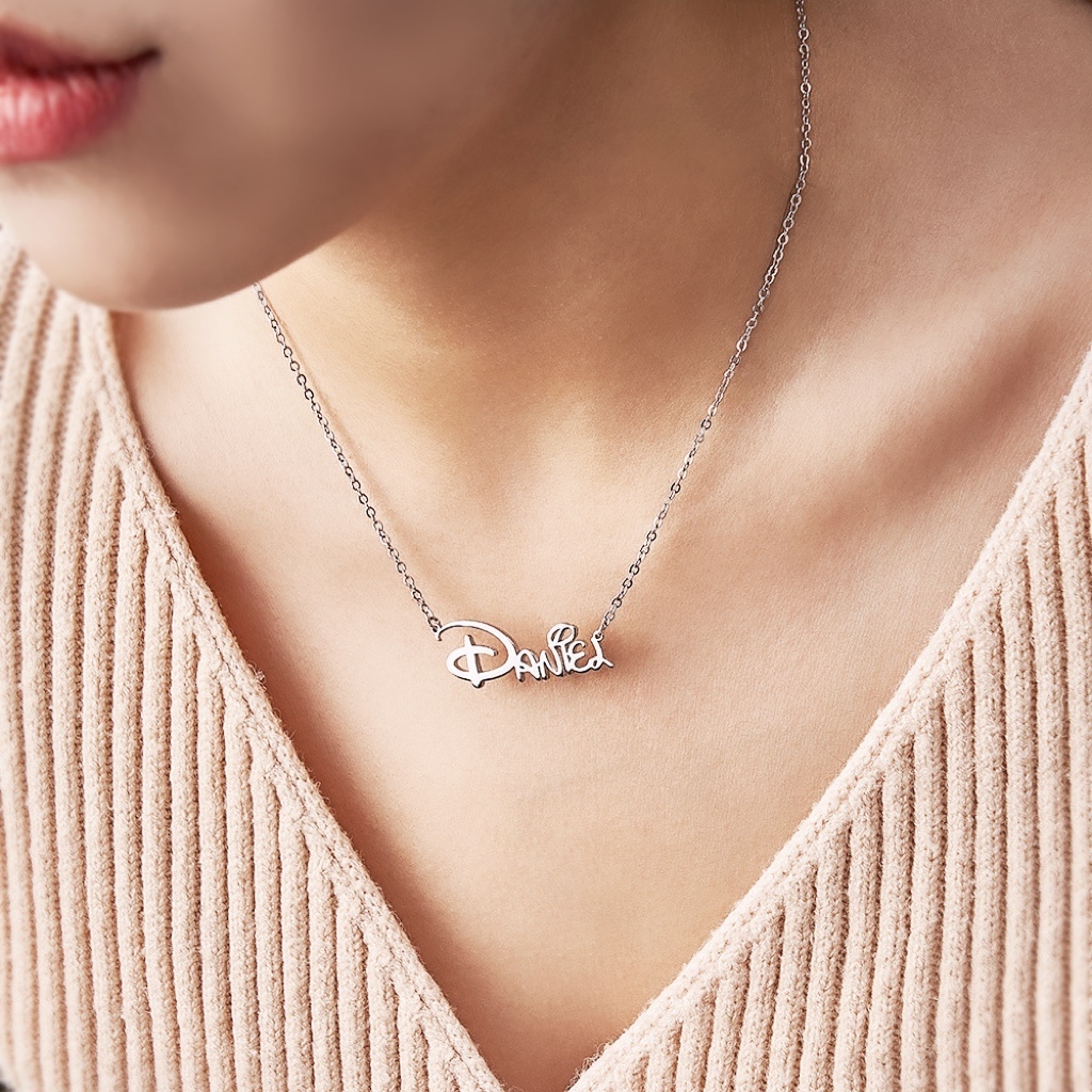 Personalized Name Necklace Necklaces With Names Sidney Style Best Name Gift Rose Gold