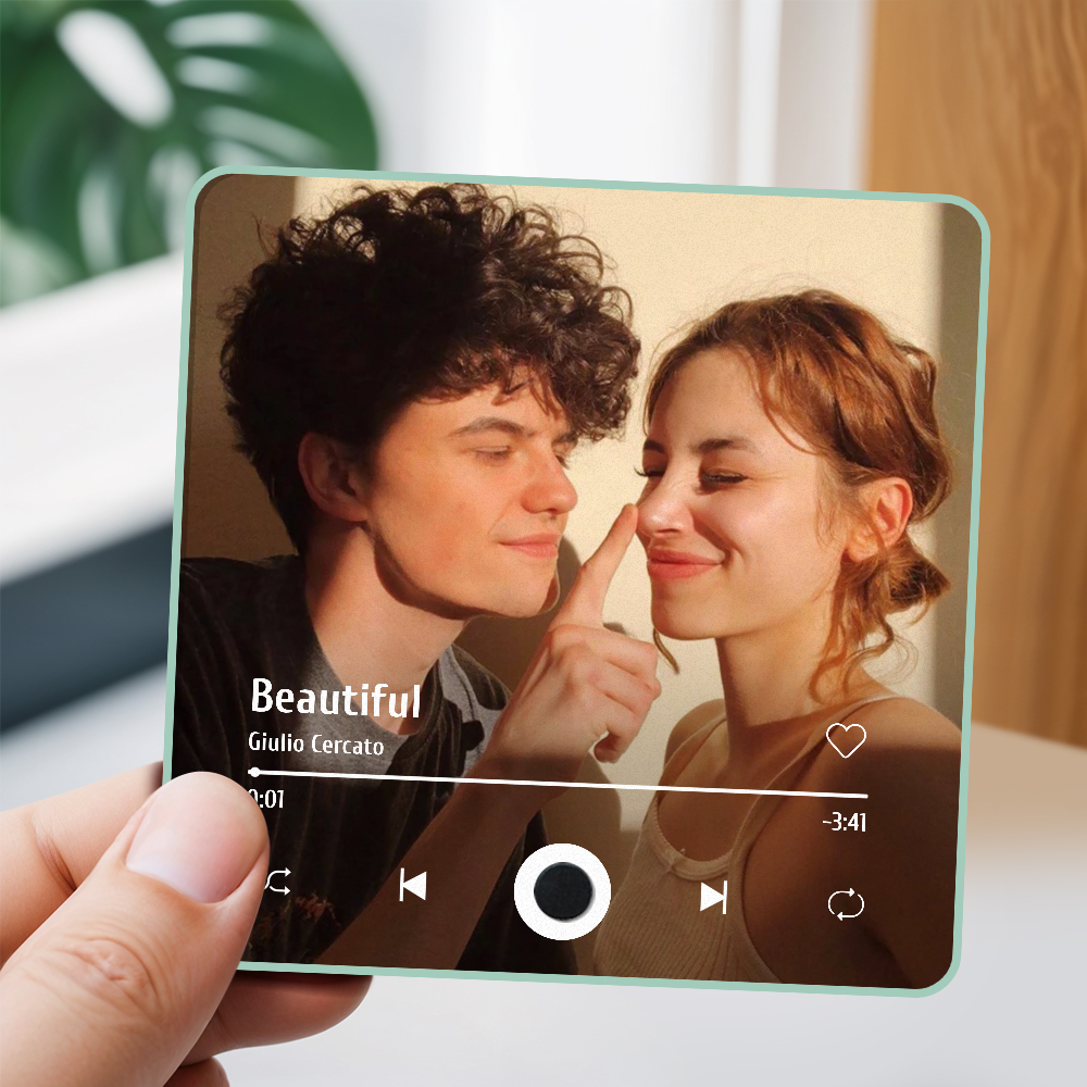 Personalized Photo Album Fridge Magnet Music Wall Photo Sticker Music Movement That Can Be Played Without Cell Phone Music Fridge Magnet Pro