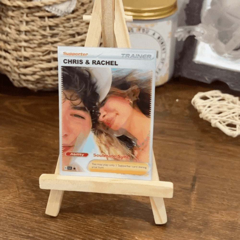 Personalized Lenticular Card Couple Photo Anime Style
