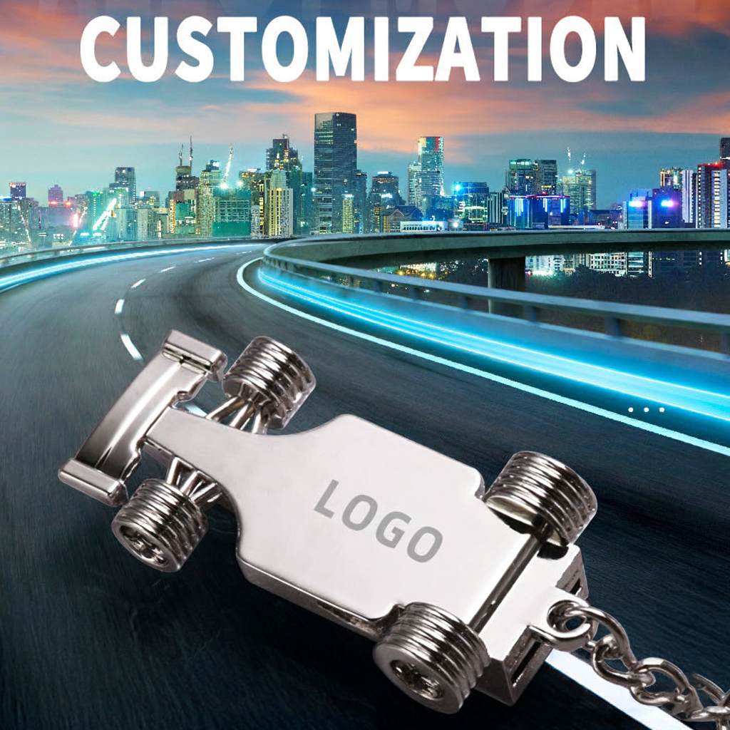 Custom Keychain Racing Keychain Pendant Racing Club Souvenir Engraved Name - soufeelau