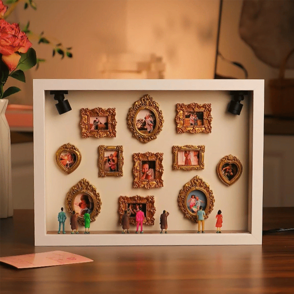 Museum of Us Frame Personalized Couples Gift for Her Cute Miniature Museum Gifts Meaningful Gift Valentine's Day Anniversary Gift