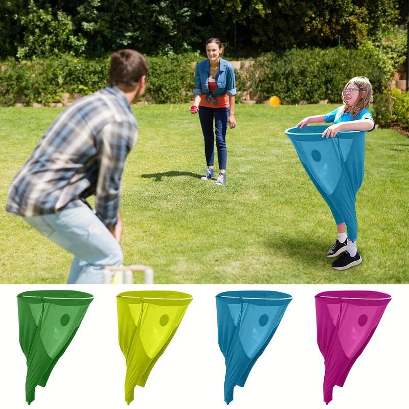 Granny Pants Yard Game Set – Giant Outdoor Parent-Child Game with Bouncy Ball & Pump - soufeelau