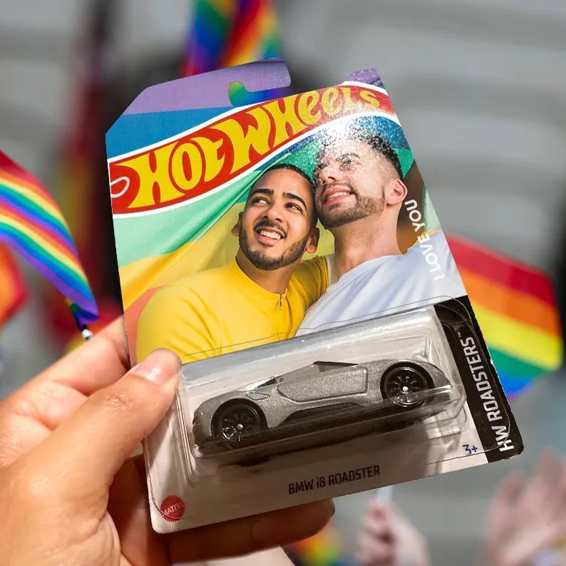 Personalized Dream Car Toy - The Perfect Wedding Anniversary Gift for Husband - Love Wheels Car With Photo & Text - soufeelau