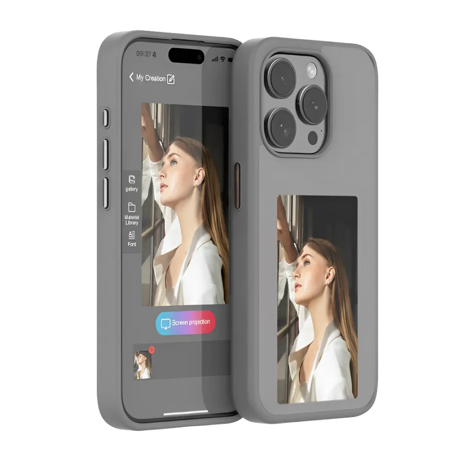 Individuality DIY Phone Case E-Ink Screen Phone Case - soufeelau