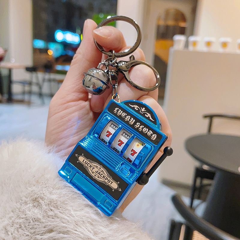 Mini Spinning Machine keychain Cool Designed Keychain Creative Keychain Stress Relief Keychain - soufeelau