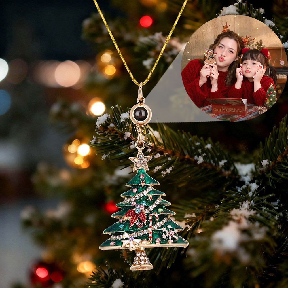 Custom Photo Projection Ornaments Christmas Tree Ornaments Christmas Gifts - soufeelau