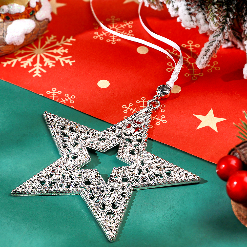Personalized Christmas Projection Ornaments for Christmas Tree Custom Photo Ornaments Christmas Gifts For Family For Lover