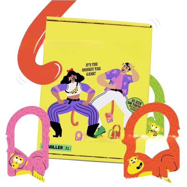 The Monkey Tail Game Party Games Gifts for friends Funny Gifts - soufeelau