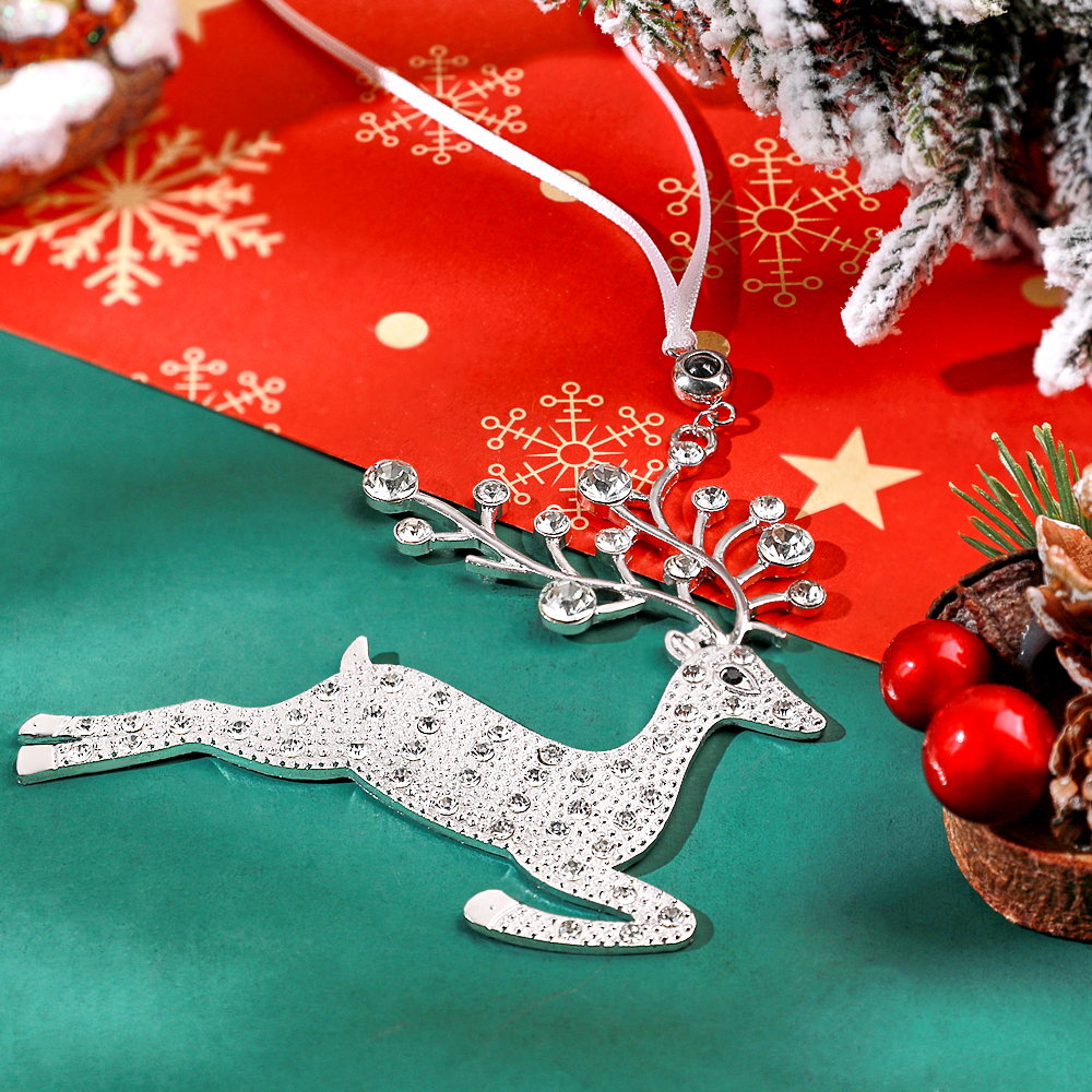 Personalized Christmas Projection Ornaments for Christmas Tree Custom Photo Ornaments Christmas Gifts For Family For Lover
