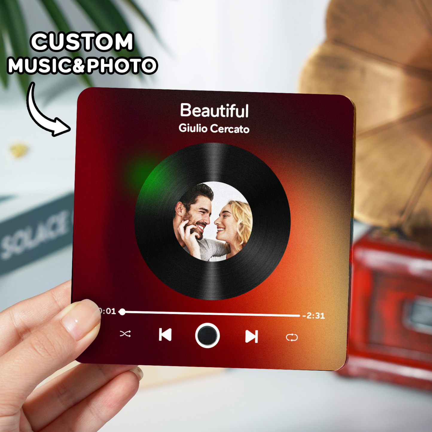 Personalized Photo Album Fridge Magnet Music Wall Photo Sticker Music Movement That Can Be Played Without Cell Phone Music Fridge Magnet Pro - soufeelau
