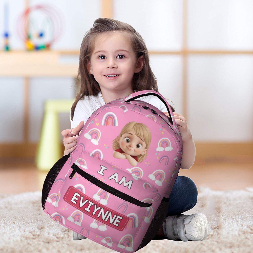 Custom Kids Backpack Personalized Backpack with Name A Good Back To School Gift For Kids - soufeelau