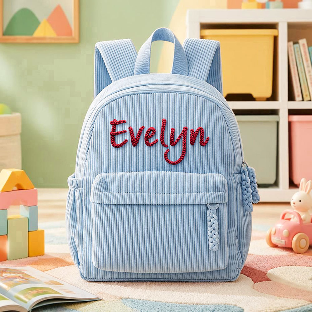 Personalized Toddler Backpack – Custom Kindergarten Backpack, Back to School & Summer Camp Bag - soufeelau