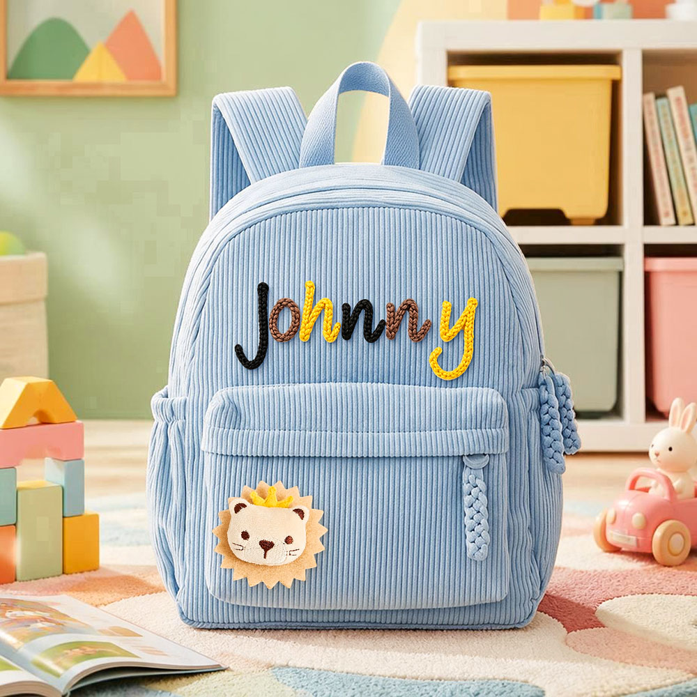 Personalized Toddler Backpack – Custom Kindergarten Backpack, Back to School & Summer Camp Bag - soufeelau