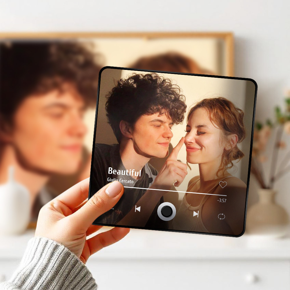 Personalized Photo Album Fridge Magnet Music Wall Photo Sticker Music Movement That Can Be Played Without Cell Phone Music Fridge Magnet Pro