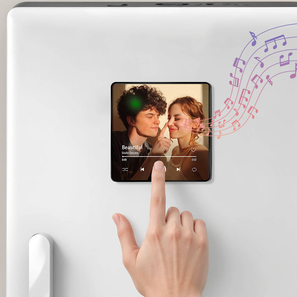 Personalized Photo Album Fridge Magnet Music Wall Photo Sticker Music Movement That Can Be Played Without Cell Phone Music Fridge Magnet Pro