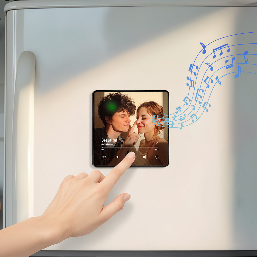 Personalized Photo Album Fridge Magnet Music Wall Photo Sticker Music Movement That Can Be Played Without Cell Phone Music Fridge Magnet Pro