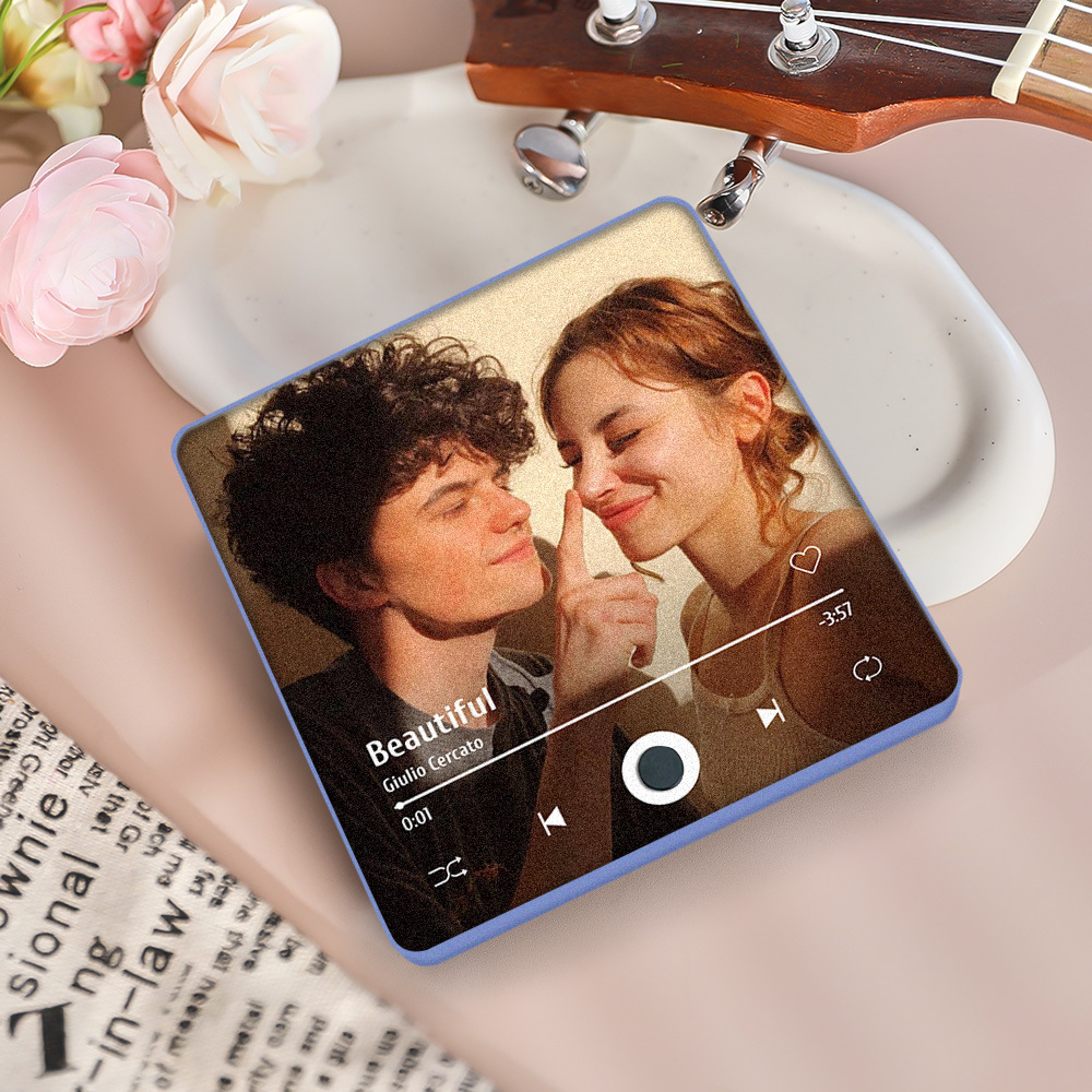 Personalized Photo Album Fridge Magnet Music Wall Photo Sticker Music Movement That Can Be Played Without Cell Phone Music Fridge Magnet Pro