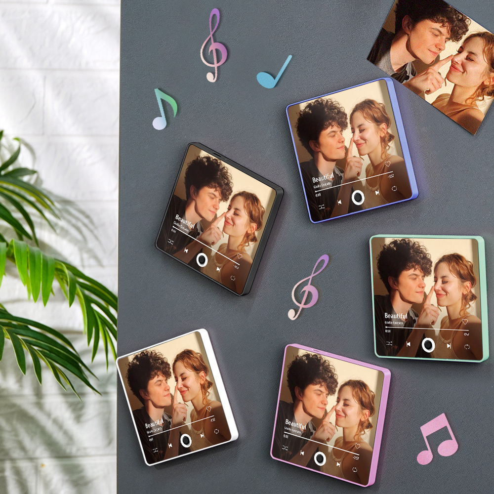 Personalized Photo Album Fridge Magnet Music Wall Photo Sticker Music Movement That Can Be Played Without Cell Phone Music Fridge Magnet Pro