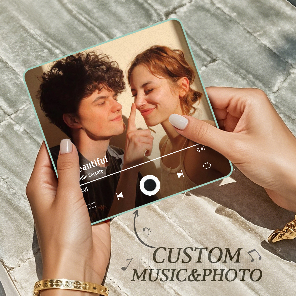 Personalized Photo Album Fridge Magnet Music Wall Photo Sticker Music Movement That Can Be Played Without Cell Phone Music Fridge Magnet Pro - soufeelau