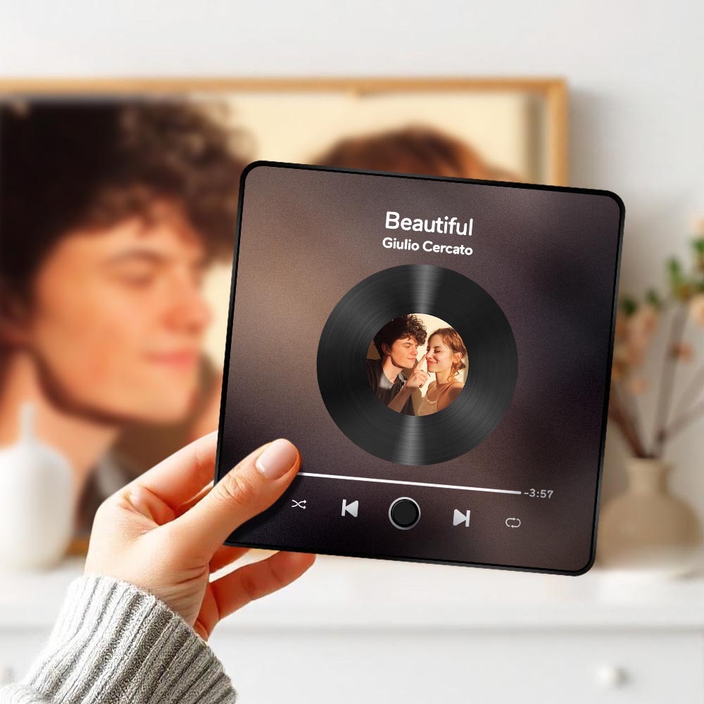 Personalized Photo Album Fridge Magnet Music Wall Photo Sticker Music Movement That Can Be Played Without Cell Phone Music Fridge Magnet Pro