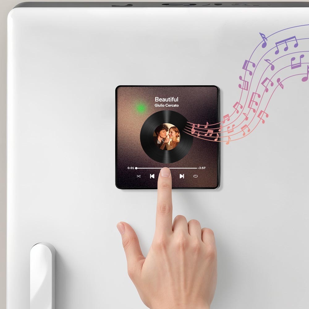 Personalized Photo Album Fridge Magnet Music Wall Photo Sticker Music Movement That Can Be Played Without Cell Phone Music Fridge Magnet Pro
