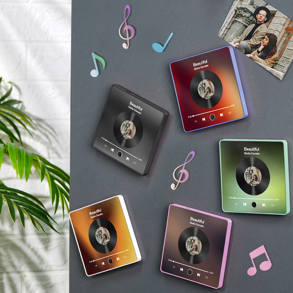 Personalized Photo Album Fridge Magnet Music Wall Photo Sticker Music Movement That Can Be Played Without Cell Phone Music Fridge Magnet Pro