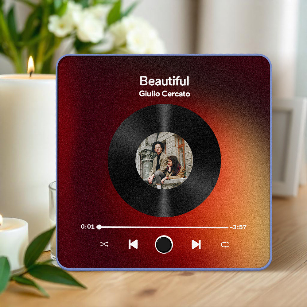 Personalized Photo Album Fridge Magnet Music Wall Photo Sticker Music Movement That Can Be Played Without Cell Phone Music Fridge Magnet Pro