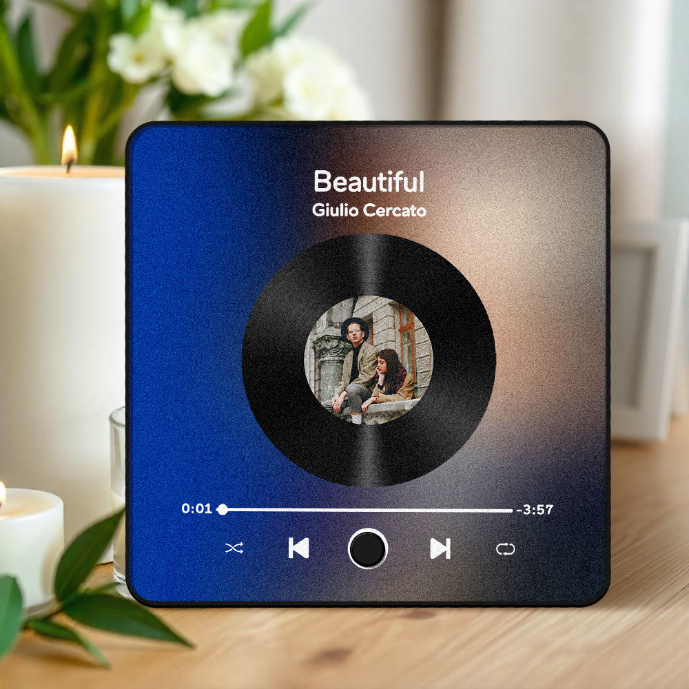 Personalized Photo Album Fridge Magnet Music Wall Photo Sticker Music Movement That Can Be Played Without Cell Phone Music Fridge Magnet Pro
