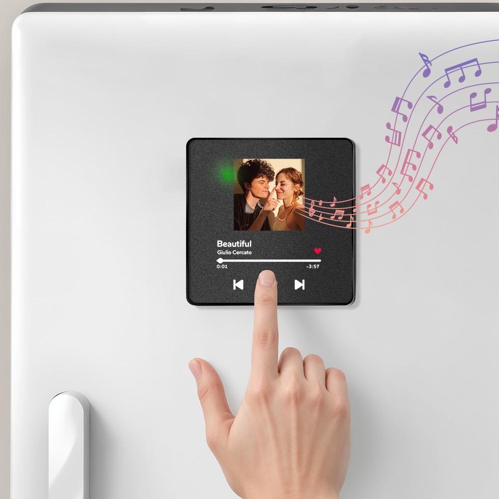 Personalized Photo Album Fridge Magnet Music Wall Photo Sticker Music Movement That Can Be Played Without Cell Phone Music Fridge Magnet Pro