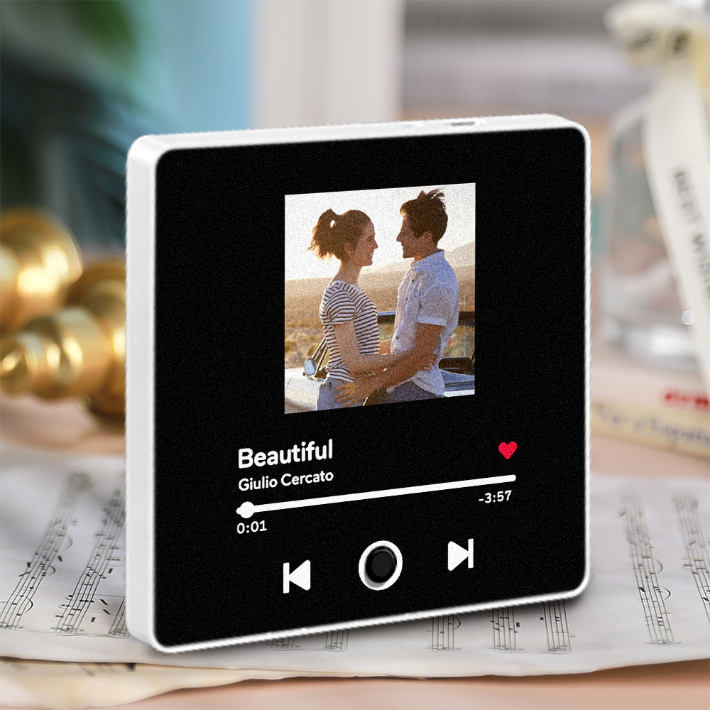 Personalized Photo Album Fridge Magnet Music Wall Photo Sticker Music Movement That Can Be Played Without Cell Phone Music Fridge Magnet Pro