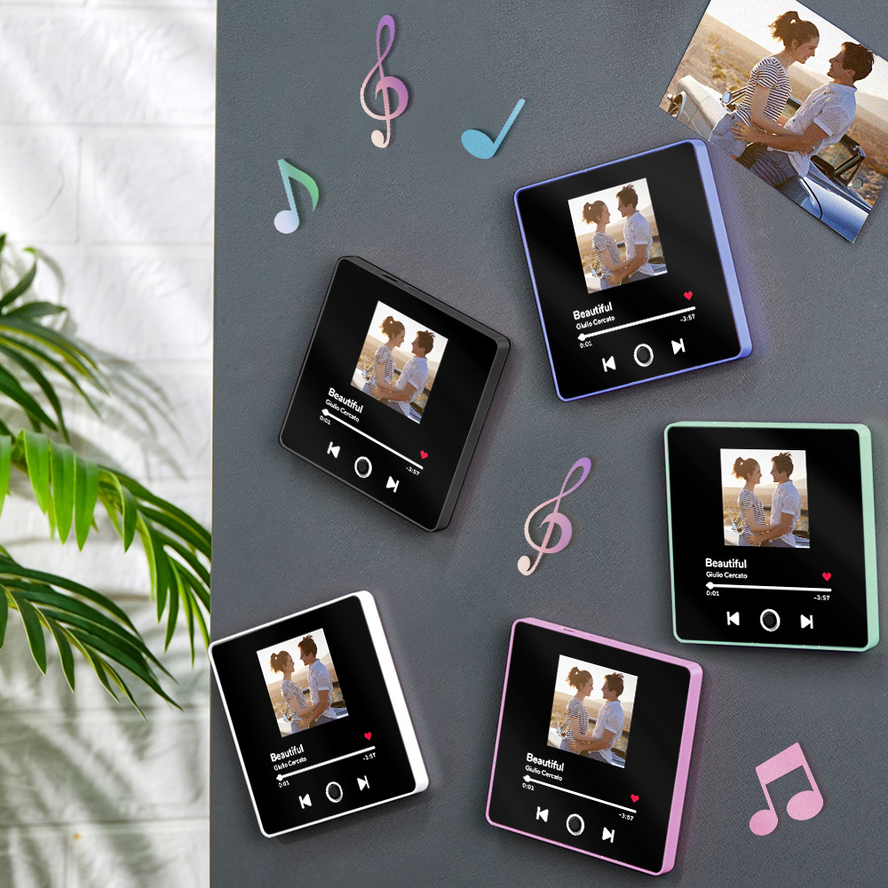 Personalized Photo Album Fridge Magnet Music Wall Photo Sticker Music Movement That Can Be Played Without Cell Phone Music Fridge Magnet Pro