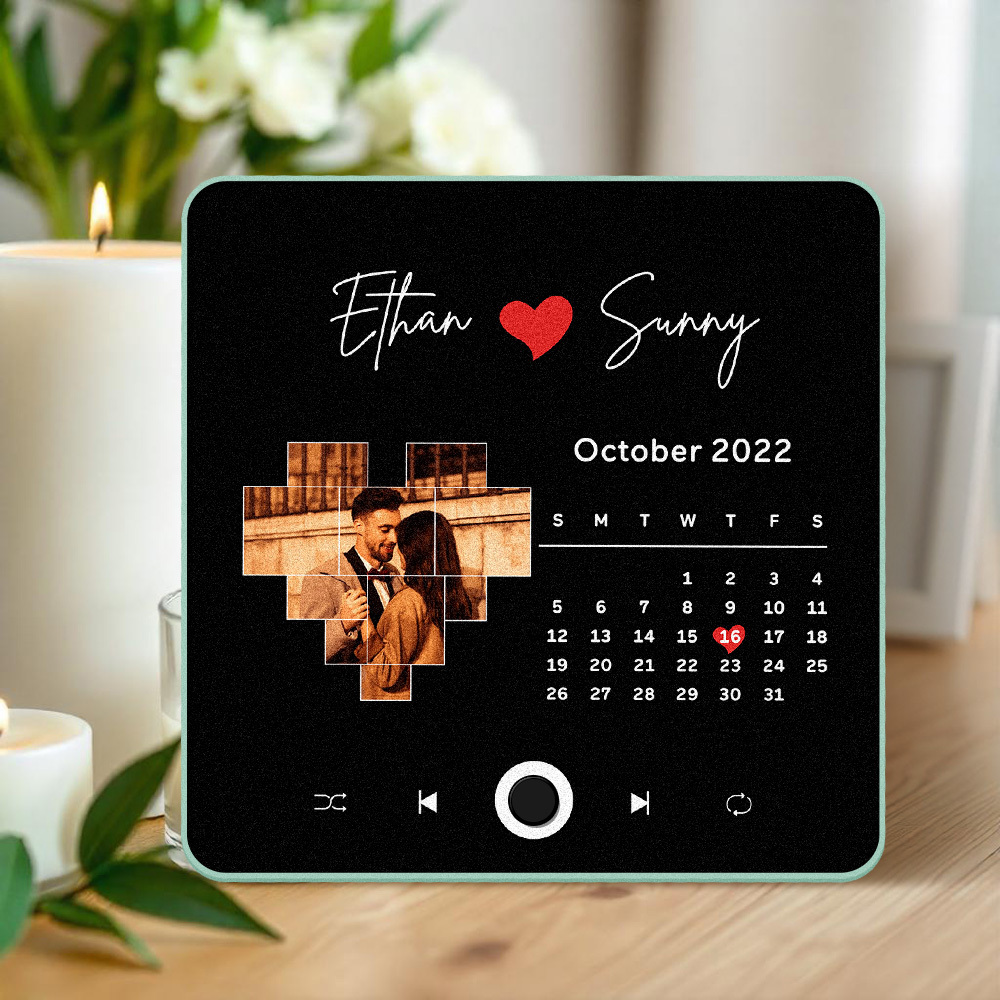 Personalized Photo Album Fridge Magnet Music Wall Photo Sticker Music Movement That Can Be Played Without Cell Phone Music Fridge Magnet Pro