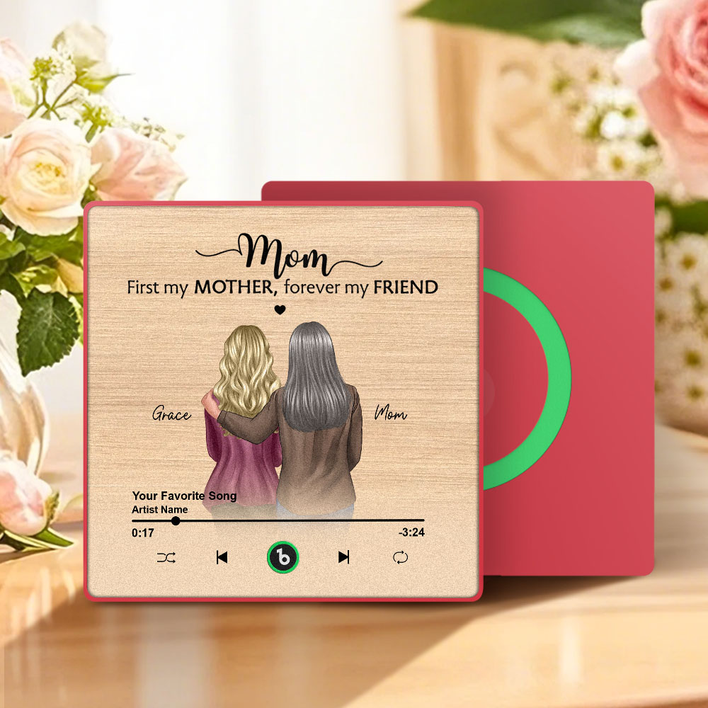 Custom Music Fridge Magnets Mother's Day Music Wall Photo Sticker That Plays Music Without Cell Phone Multiple Styles - soufeelau