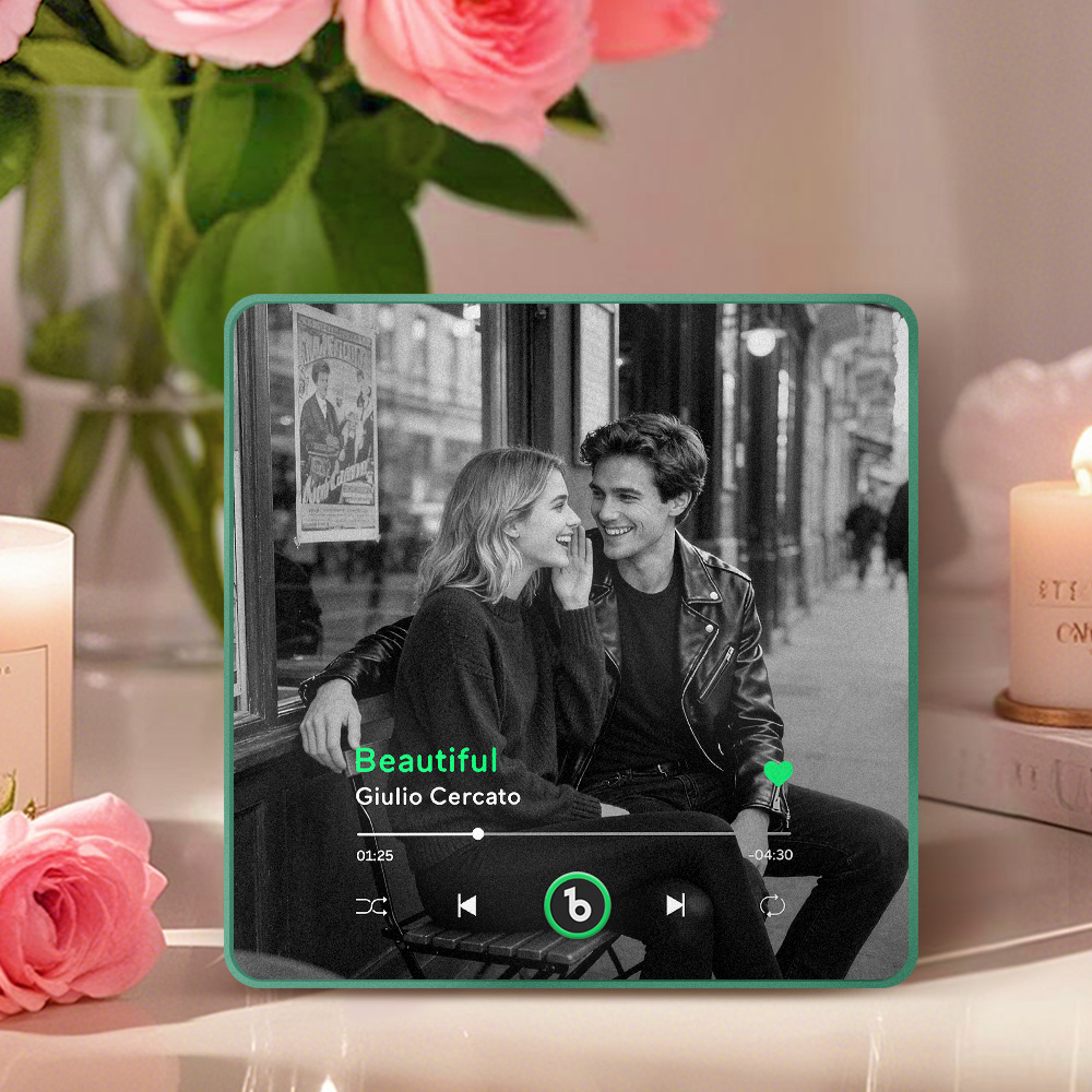 Custom Music Fridge Magnet Music Wall Photo Sticker Music Movement That Can Be Played - soufeelau